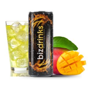 Energy drink mit Logo